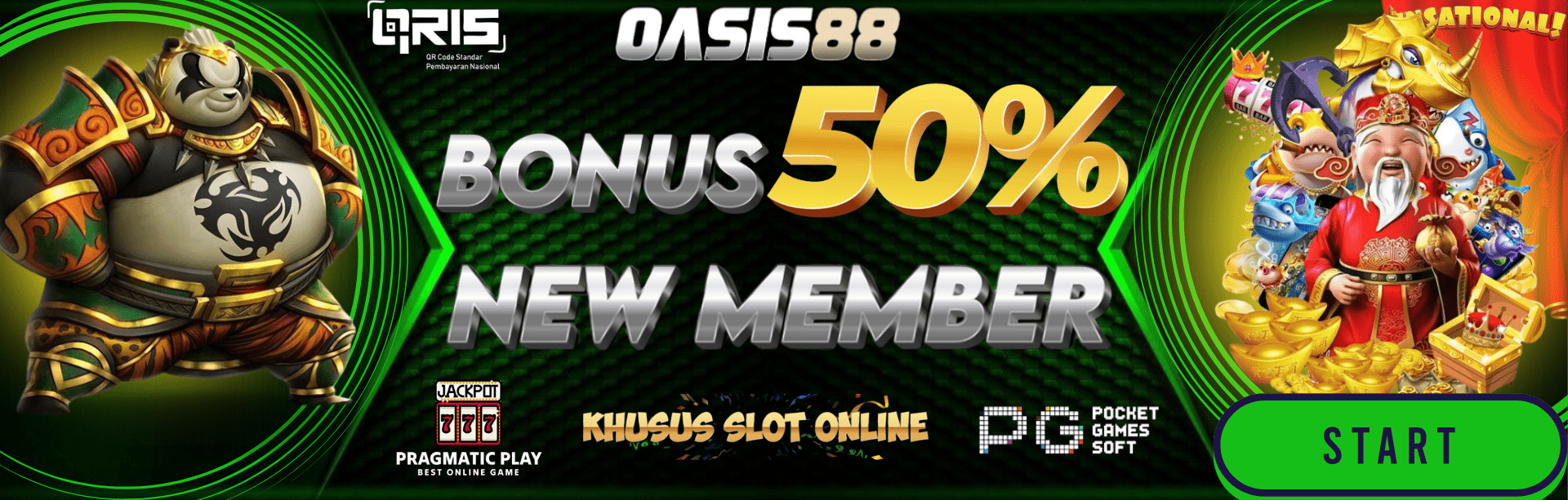 BONUS NEW MEMBER 50%