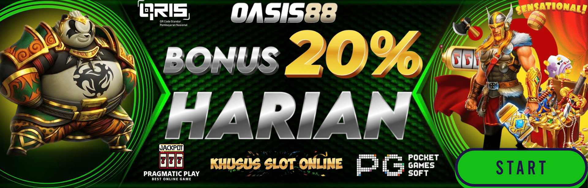 BONUS HARIAN 20% SLOT