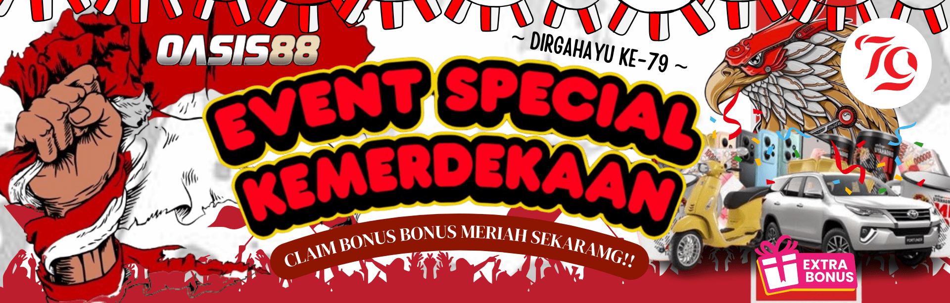 BONUS EVENT KEMERDEKAAN