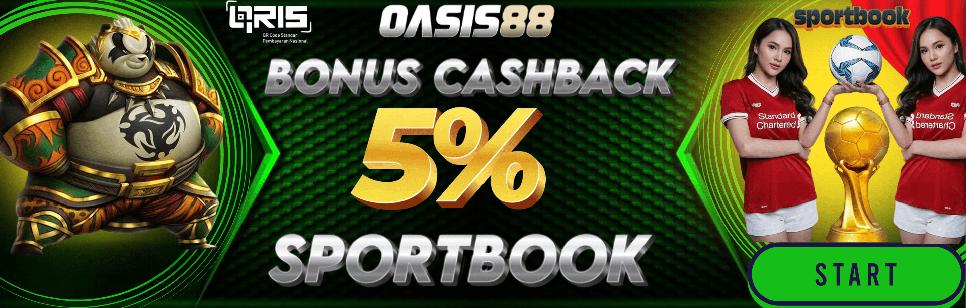 BONUS CASHBACK 5% SPORTBOOK